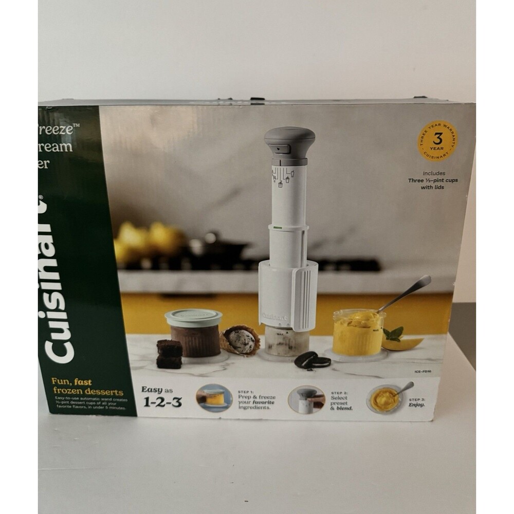 Cuisinart Fast Freeze Ice Cream Maker. New